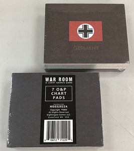 WAR ROOM: O&P Chart Pad Set of 7 Nations (Core set replacement)
