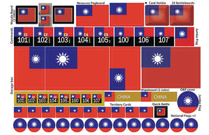 WAR ROOM: All 7 Nation Command Stickers (3 sheets)