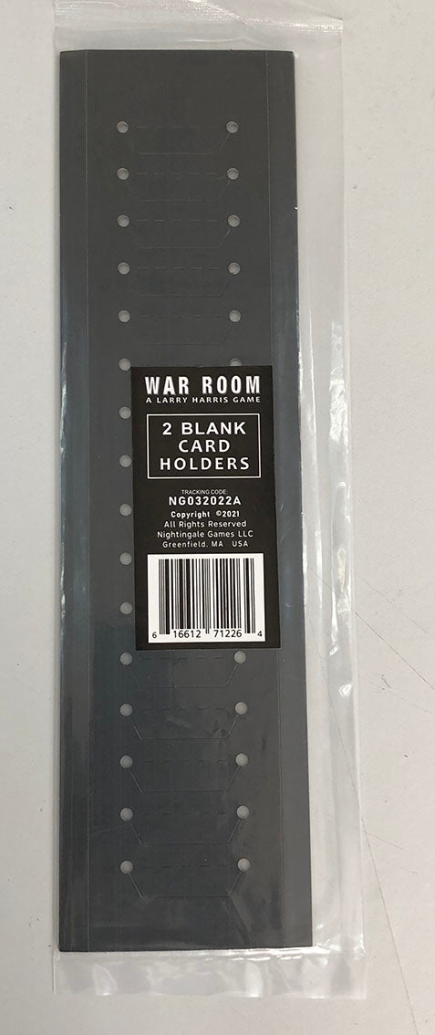 WAR ROOM: Blank Black Card Holder (2)