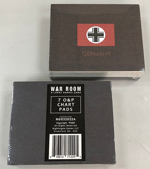 WAR ROOM: O&P Chart Pad Set of 7 Nations (Core set replacement)